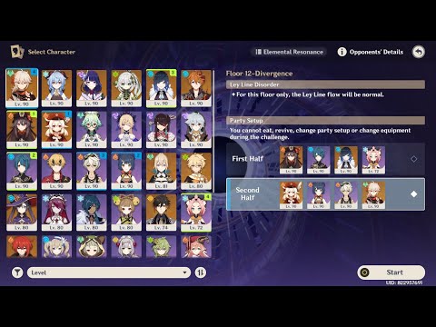 Spiral Abyss 3.5 PC Floor 12 9* Hutao Double Hydro & Klee Mono Pyro