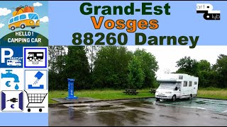 88 aire camping-car Darney Intermarché @hellocampingcar387