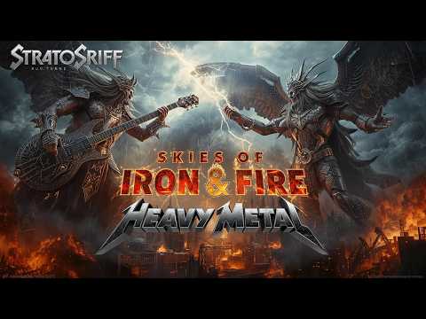 🔥 SKIES OF IRON & FIRE: Full Heavy Metal Album 2025 | StratosRiff | 15 EPIC Riffs & Power! 🤘