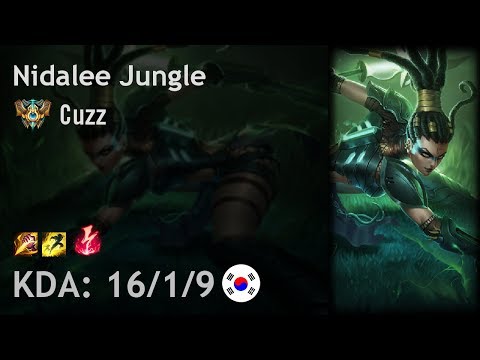 Nidalee Jungle vs Skarner - Cuzz vs Gankster - KR Challenger Patch 8.5
