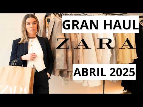I tried on the entire new ZARA collection: Discover the hottest trends! 🔥👗 ZARA HAUL APRIL