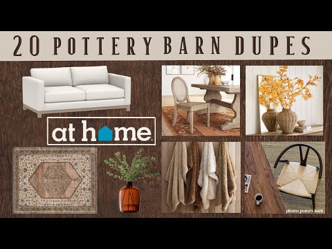 New Pottery Barn dupes!  I found 20 at athome!
