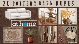 New Pottery Barn dupes!  I found 20 at athome!