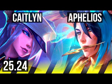 CAITLYN & Karma vs APHELIOS & Lulu (ADC) | Good KDA: 16/1/6 | KR Master | 25.24