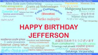 Jefferson   Languages Idiomas - Happy Birthday