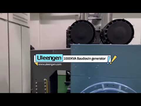 Baudouin diesel generator 1000 kva 800 kw installation