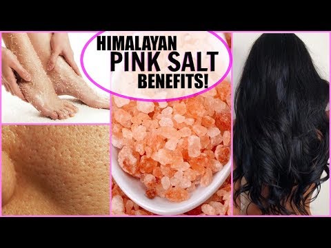 5 SURPRISING BEAUTY USES OF HIMALAYAN PINK SALT! GLOWING SKIN, SOFT HANDS & FEET, VOLUMINOUS HAIR Video