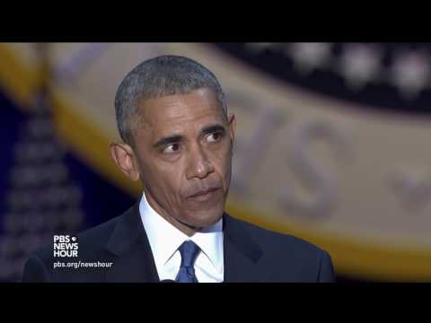 最後の演説：オバマ大統領からミシェル夫人への感動のメッセージ (Obama to Michelle: 'You have made the country proud')