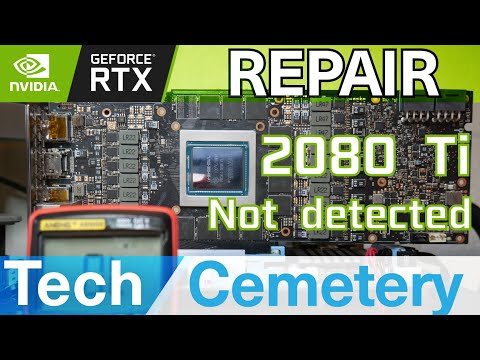 Reparatur der Nvidia RTX 2080 Ti-Grafikkarte – Nicht erkannt