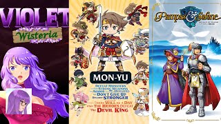 (3 Anime games) Mon-Yu/Pampas & Selene: The Maze of Demons/Violet Wisteria [PC/NSW]