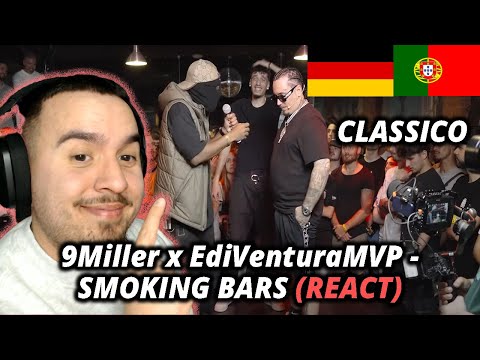 ‪@9Miller‬ x ‪@EdiVenturaMVP‬ - SMOKING BARS (REACT) COPIOU o 9 Miller da batalha contra Prof
