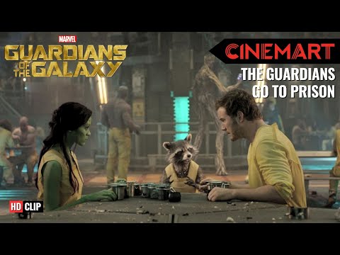 GUARDIANS OF THE GALAXY (2014) | The Guardian go to Prison Scene HD