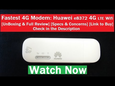Huawei E8372 4G LTE Wifi Dongle [Unlocked] [Unboxing & Review] [2017]