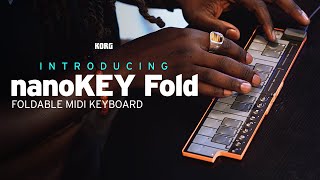 Video thumbnail for Introducing nanoKEY Fold: Portable MIDI Keyboard for Creators on the Move by Korg