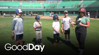 Sac City College hosts a coed baseball camp!