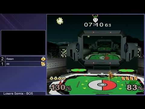 GSS 101 SSBM - Rasen (Sheik, Marth) vs. Alt (Fox) - Melee LSF