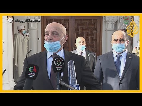 🇱🇾المجلس الرئاسي في ليبيا يتهم قوات حفتر بإبادة عائلات بأكملها, والرئيس الجزائري يستقبل عقيلة صالح