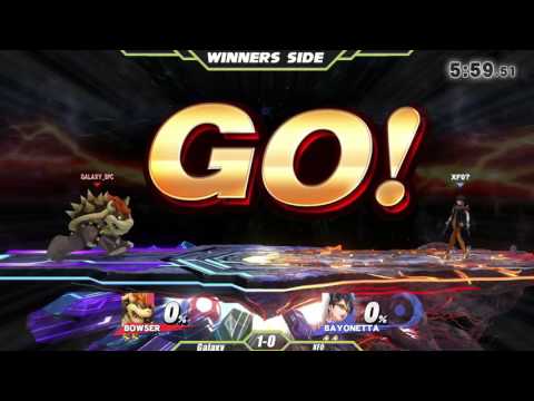 Qortuba 20th Jan - SSB4 - Galaxy_Space (Bowser) VS XF0 (Diddykong, Bayonatta) - Winners Side