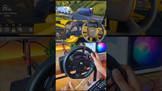 Bad driver usa #54 Euro truck simulator 2 steering wheel gameplay #shorts
