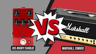 Video thumbnail for Pedal vs. Original - Marshall JCM800 vs. JHS Angry Charlie - Comparison (no talking) by Guitar Bonedo
