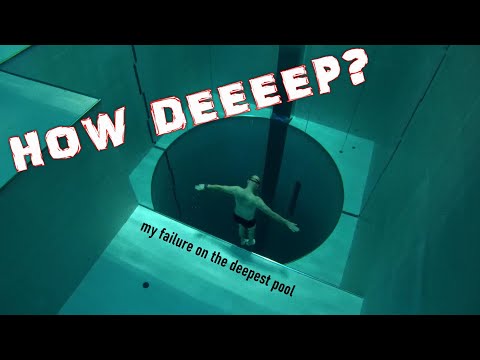 Y40 - DEEPEST POOL IN THE WORLD - Divers dream, swimmer nightmare?