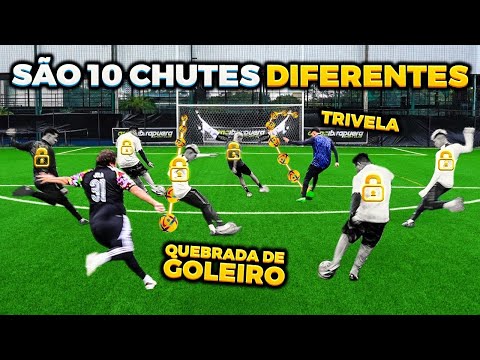 A CADA GOL, TROCA O CHUTE 😱 *QUEM FIZER 10 GOLS PRIMEIRO GANHA!!