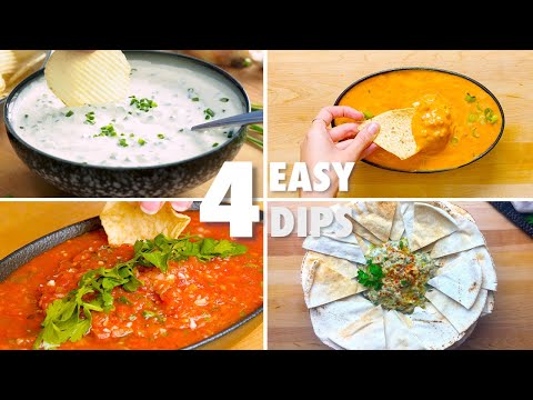 4 Easy Dip Recipes For You To Try At Home