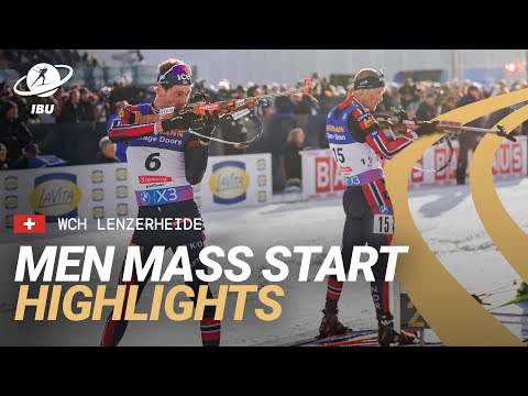 Lenzerheide 2025: Men Mass Start Highlights