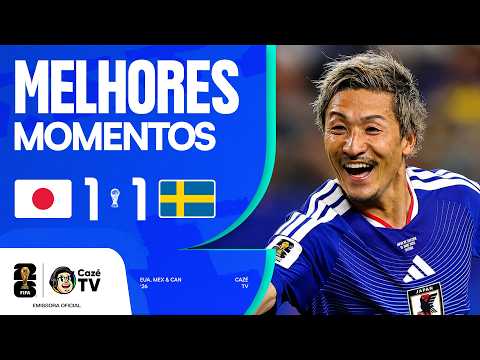 MELHORES MOMENTOS: JAPÃO 1 X 1 SUÉCIA | COPA DO MUNDO FIFA™ 2026 | 3ª RODADA | FASE DE GRUPOS