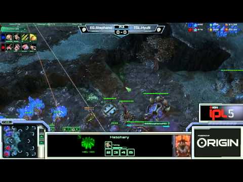 SC2 HyuN vs Stephano ZvZ Game 1 IPL 5 Losers Round 4 Starcraft 2 Tournaments