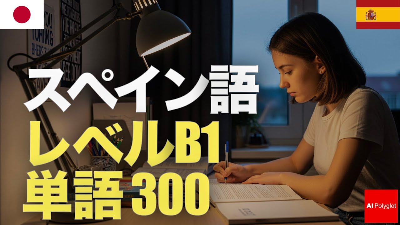 スペイン語レベルB1単語300  | 中級 | 聞き流し | 第二外国語 | 音声学習 | リスニング練習 episode artwork