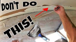 Wednesday Walk-Through- Dont Make This DIY Drywall Mistake!