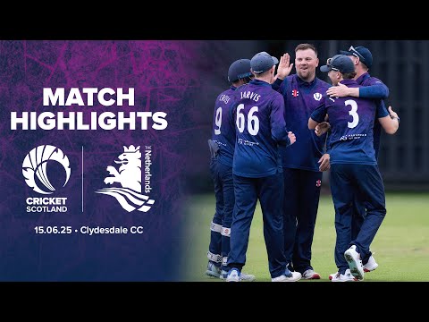 Scotland open T20 series with victory over Dutch︱Highlights
