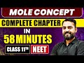 MOLE CONCEPT In 58 Minutes Full Chapter Revision Class 11 NEET