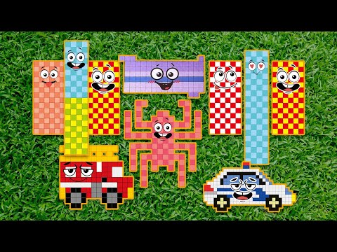 Looking for Numberblocks Puzzle Tetris NEW BIG SPIDER ASMR Numberblocks Satisfying Video #2