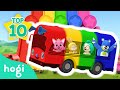 Wheels On The Bus More Nursery Rhymes BEST SONGS And COLORS Of BUS Pinkfong Hogi