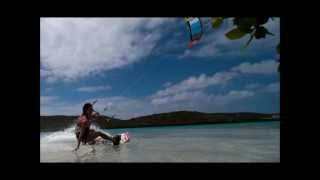 preview picture of video 'Kite Boarding Puerto Rico Flat Water Trip'