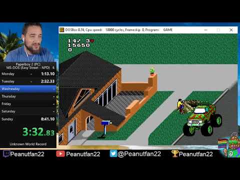 Paperboy 2 (MS-DOS - Easy St - Perfect Delivery) 8:50.468