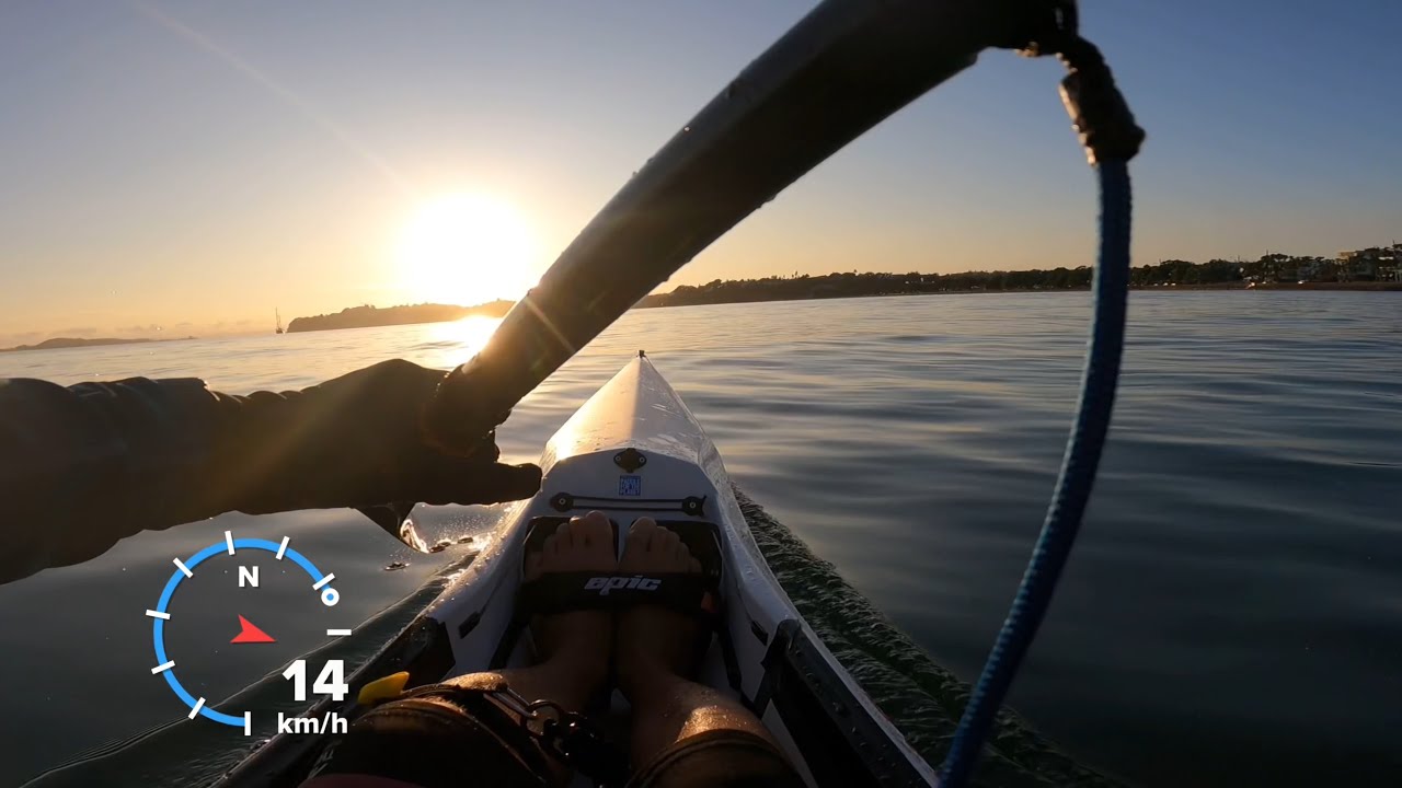 Mission Bay to St Heliers - Epic V10L surfski