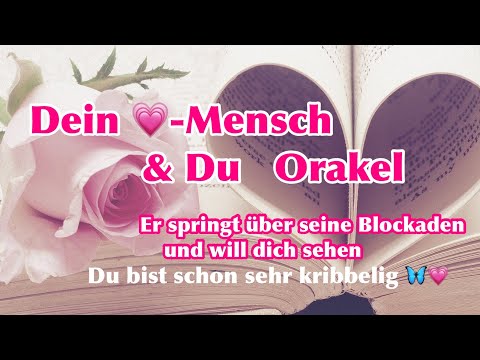 Dein ❤️-Mensch & Du …Er springt 🪂über den Berg 🗻will dich sehen! Du bist kribbelig🤗 ! #Orakel