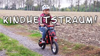 Mein Kindheitstraum wird wahr, Evercross EV12M und EV8M Kindermotorräder