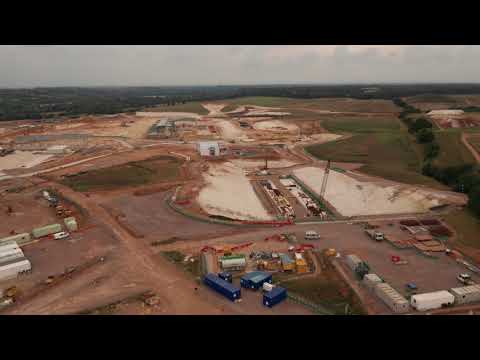 HS2 Chilterns Tunnel Site near West Hyde