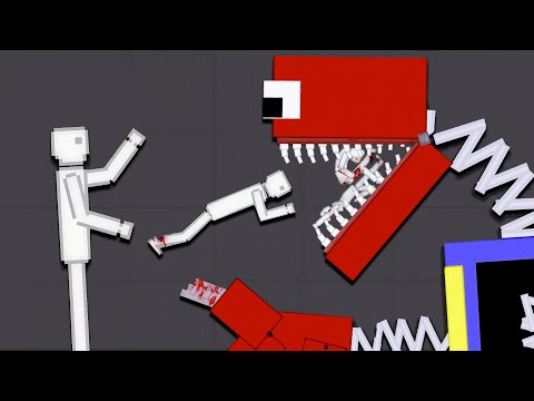 I Forced Boxy Boo to EAT Ragdolls in People Playground!