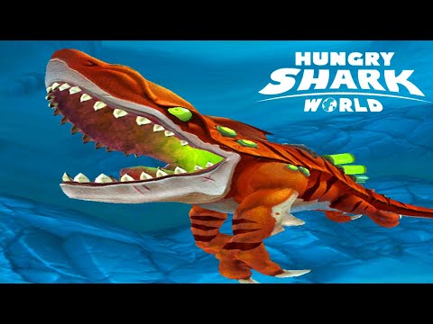 Hungry Shark Wolrd - NEW Atomic Shark Unlocked - Bigger, Faster and Stronger Gameplay Walkthrough