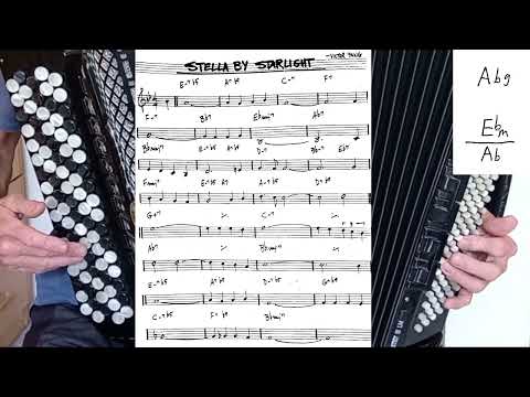 Stella by Starlight (score, jazz chords fingering for Left Hand)