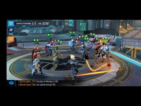 War Offense - 318k SuperNatural vs 334k Coulson Shield - Marvel Strike Force