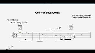 (Tommy Emmanuel) Golliwog's Cakewalk | TAB