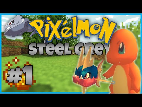 Pixelmon 4.0.8 Survival/Adventure Map - Pixelmon Steel Grey - Episode 1