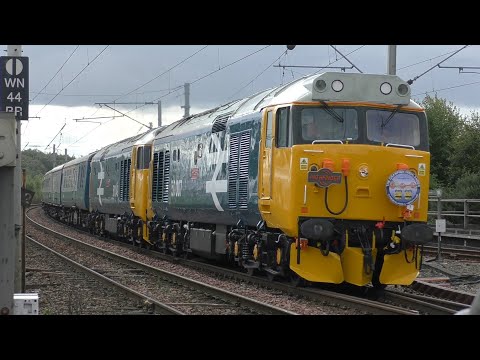 Manchester Rail Saturday 24.08.24 With 50007/049 HST 43159/089 66606, 67022. GB-Man/Vic-Wigan