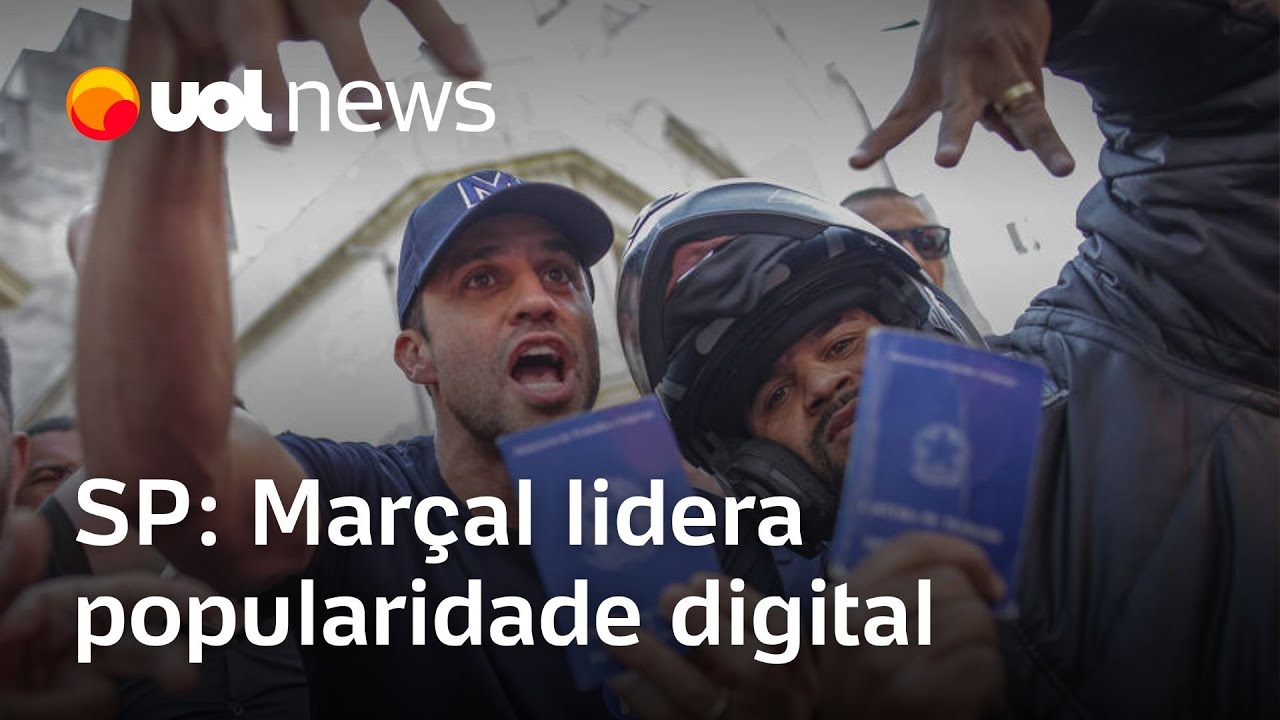 Marçal lidera popularidade digital em SP, e Datena tem resultados tímidos nas redes
